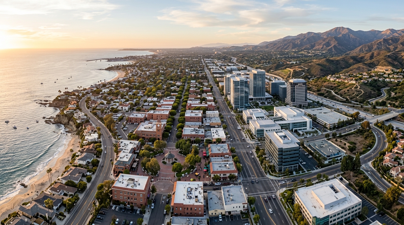 Coastal, historic and modern communities across Orange County