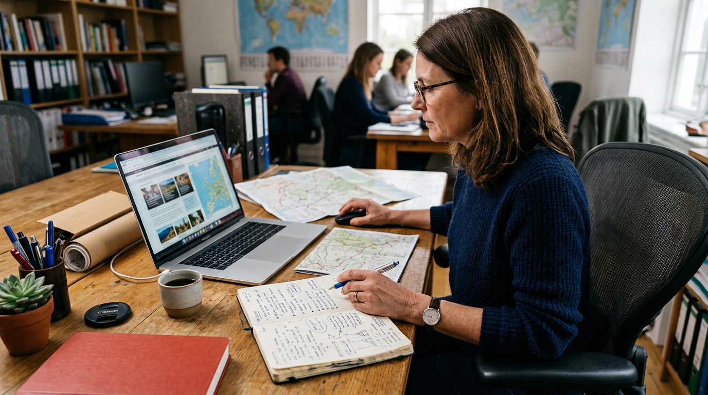 Travel editor reviewing official sources for an Orange County listing